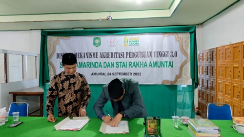 MoU PRODI HUKUM KELUARGA STAI RAKHA DENGAN PRODI HUKUM KELUARGA STAI SAMARINDA